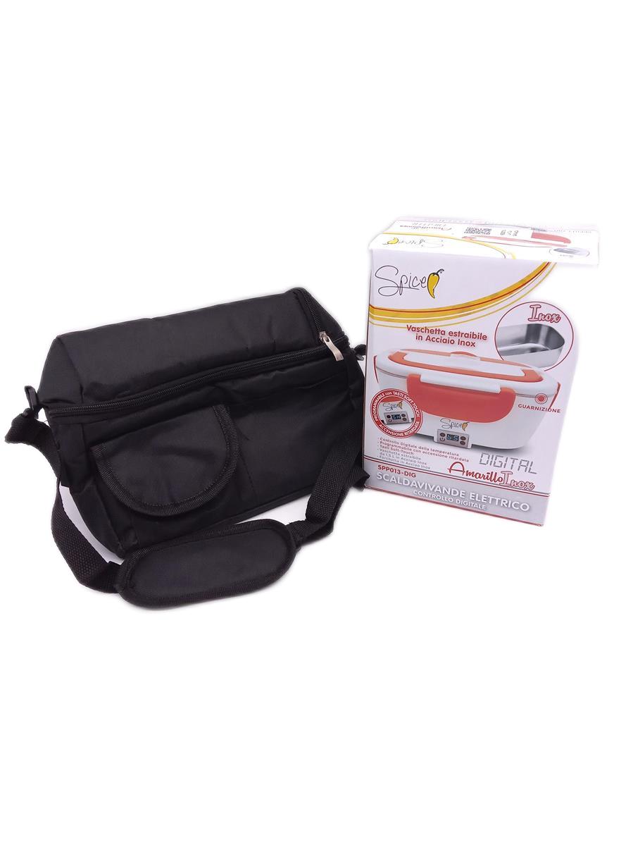 Amarillo Digital Gabel Küchengeräte 15 Liter Edelstahlwanne Rot Weiß Set praktisch warmhalte