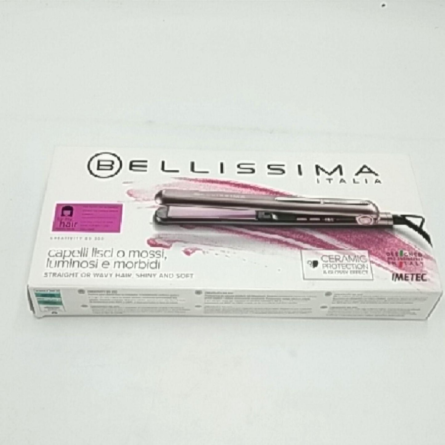Glätteisen Haare Styling glätten Locken Wellen Temperatureinstellung Keramik Bellissima Creativity B9 300