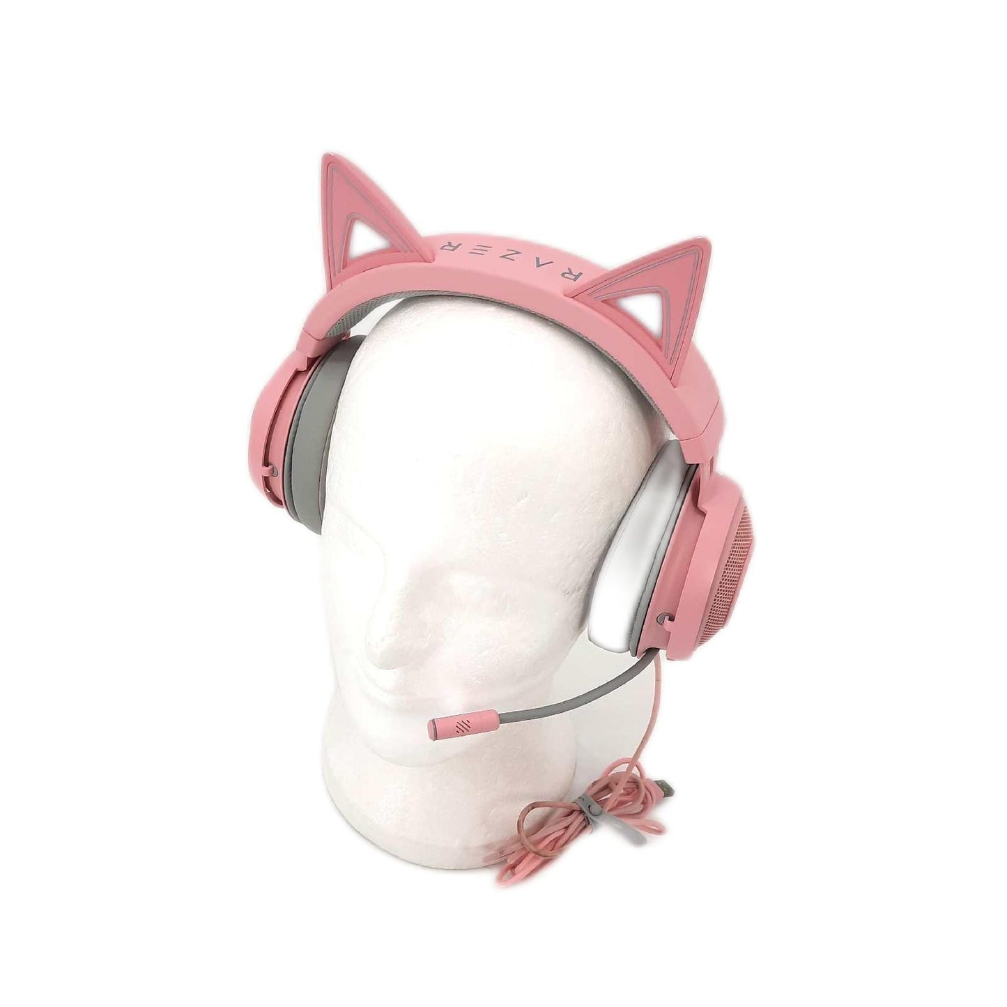 Razer Kraken Kitty Edition Gaming Headset Katzenohr USB Gaming Headset Chrom TierischQPushButton
