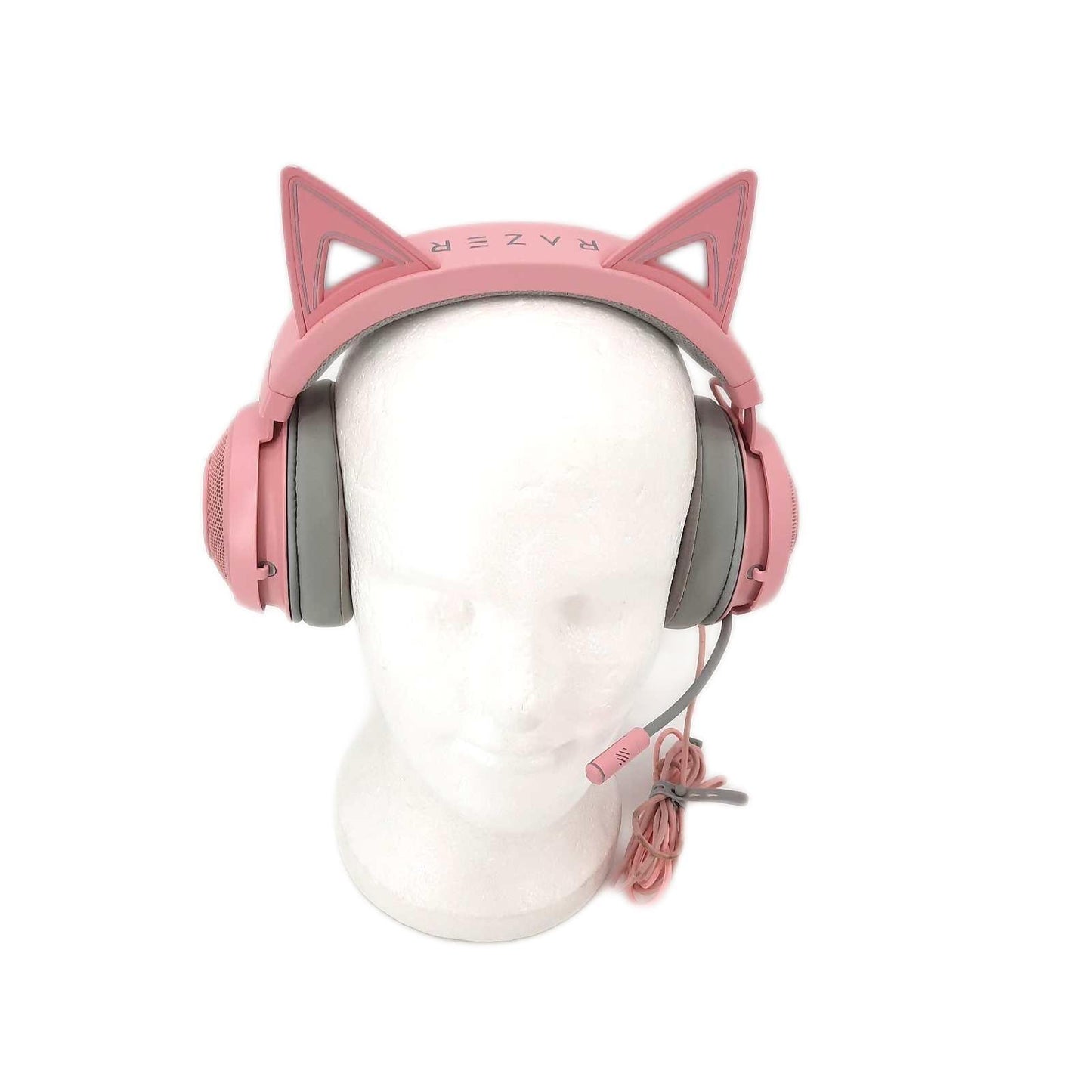 Razer Kraken Kitty Edition Gaming Headset Katzenohr USB Gaming Headset Chrom TierischQPushButton