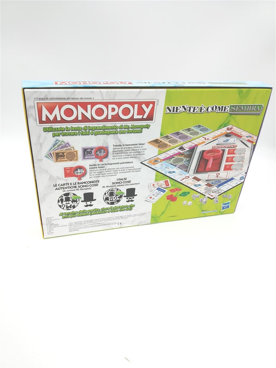 Hasbro Brettspiel Spiel Gesellschaft Monopoly Überraschung Edition Vergrößerungslinse Familien Kinder ab 8 Jahren