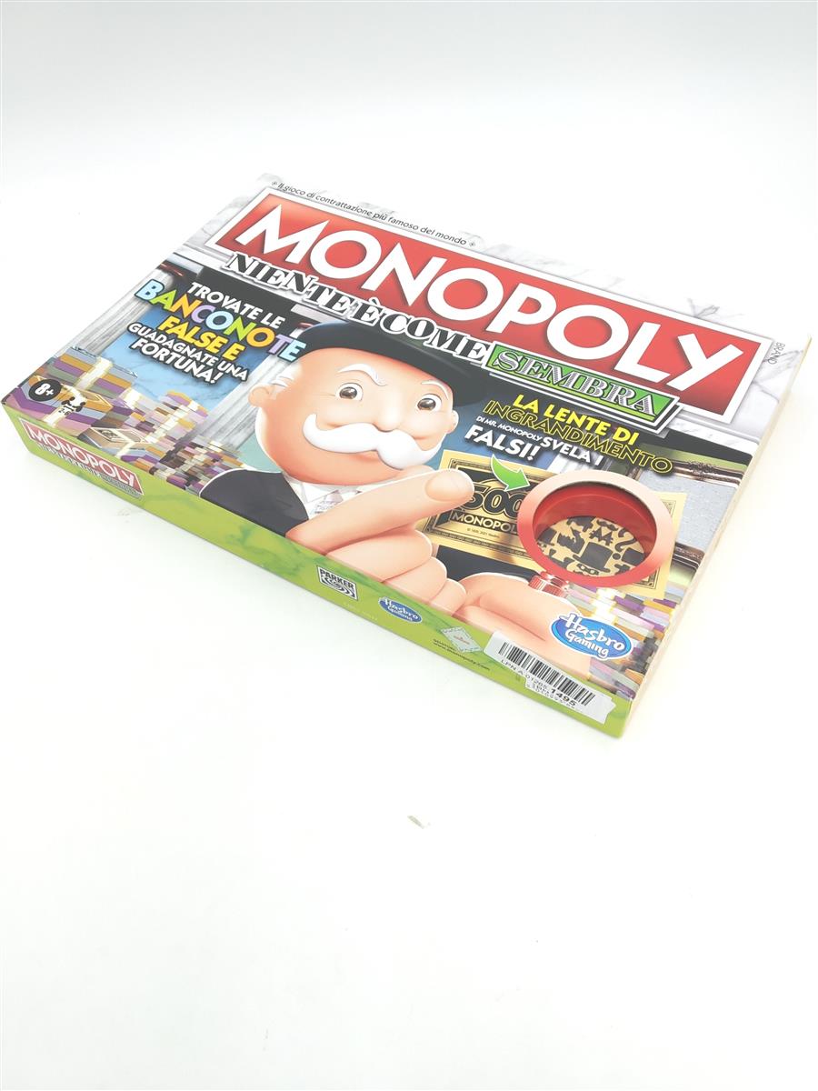 Hasbro Brettspiel Spiel Gesellschaft Monopoly Überraschung Edition Vergrößerungslinse Familien Kinder ab 8 Jahren