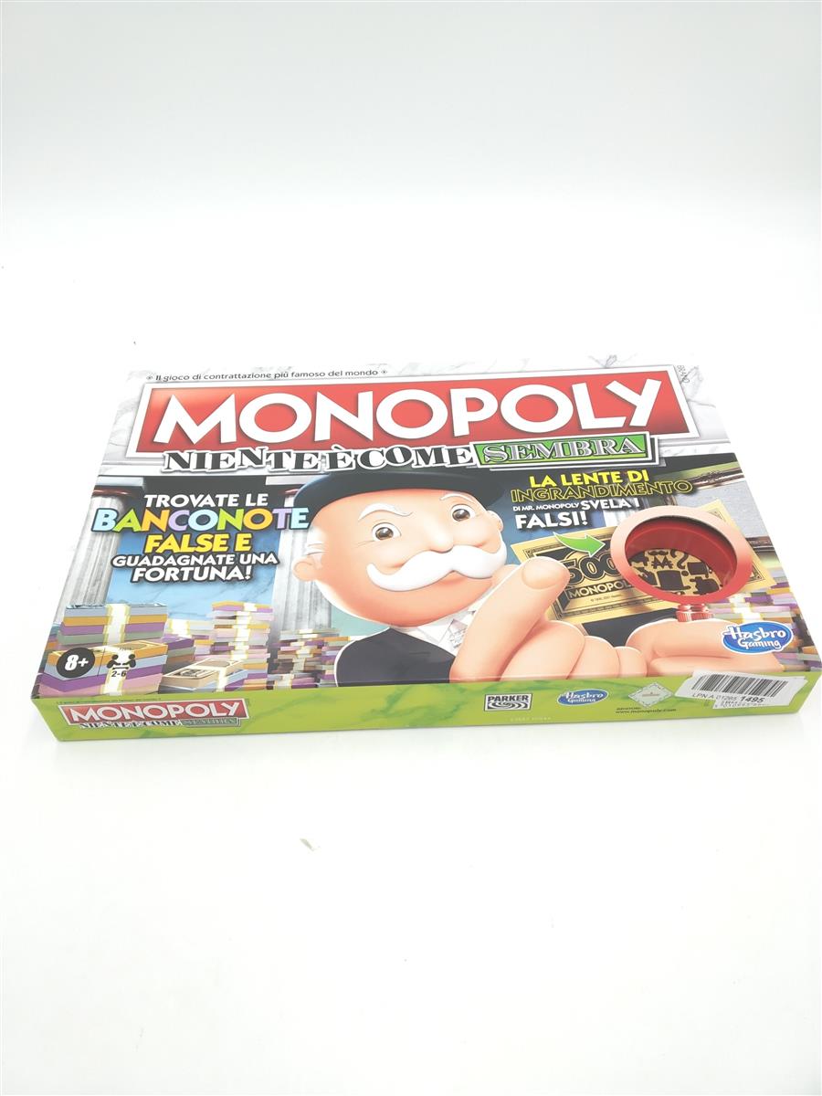 Hasbro Brettspiel Spiel Gesellschaft Monopoly Überraschung Edition Vergrößerungslinse Familien Kinder ab 8 Jahren