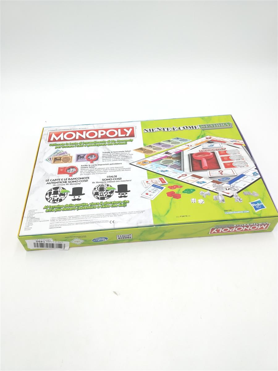 Hasbro Brettspiel Spiel Gesellschaft Monopoly Überraschung Edition Vergrößerungslinse Familien Kinder ab 8 Jahren