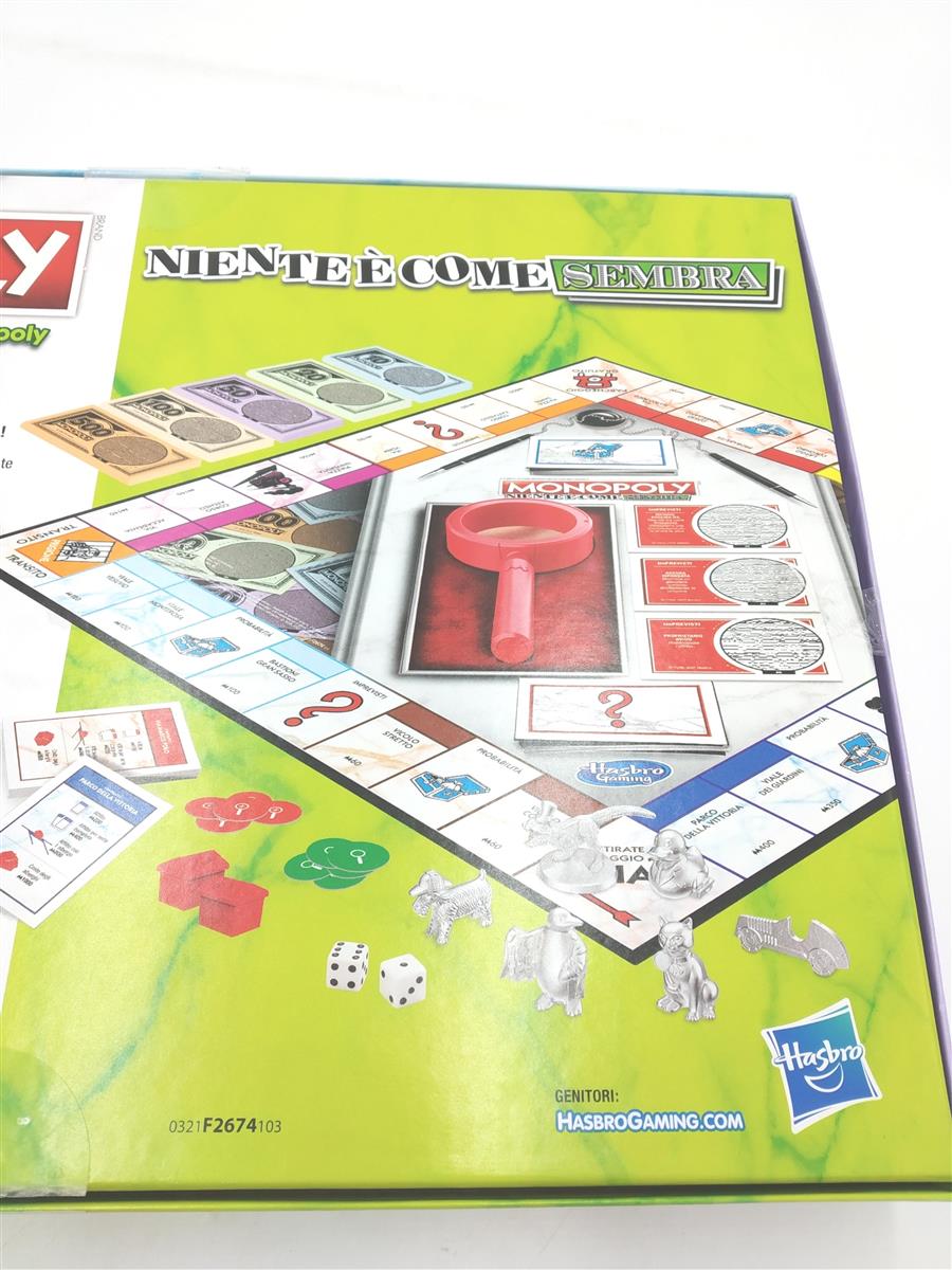 Hasbro Brettspiel Spiel Gesellschaft Monopoly Überraschung Edition Vergrößerungslinse Familien Kinder ab 8 Jahren