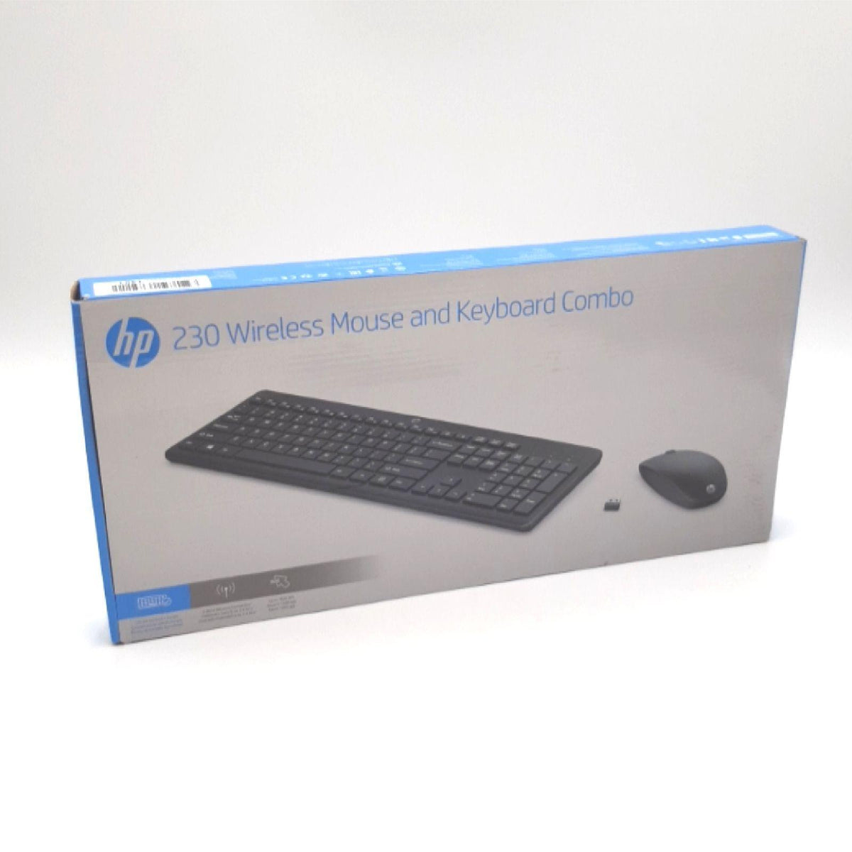 HP PC-Tastatur und -Maus Set HP 230 Wireless AZERTY Tastatur spanisch schwarz (23,24)