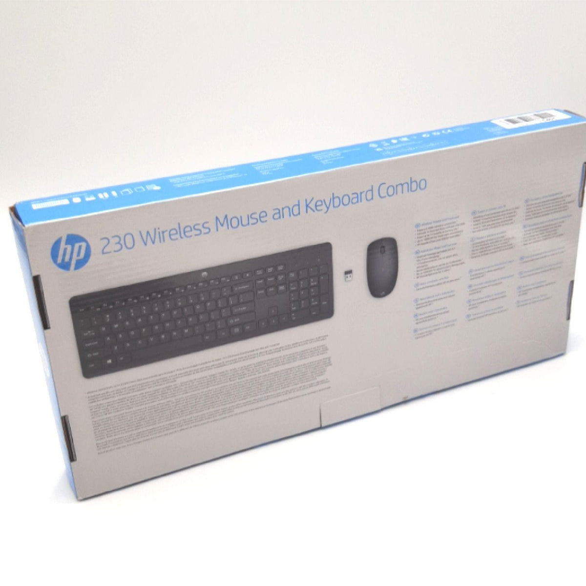 HP PC-Tastatur und -Maus Set HP 230 Wireless AZERTY Tastatur spanisch schwarz (23,24)