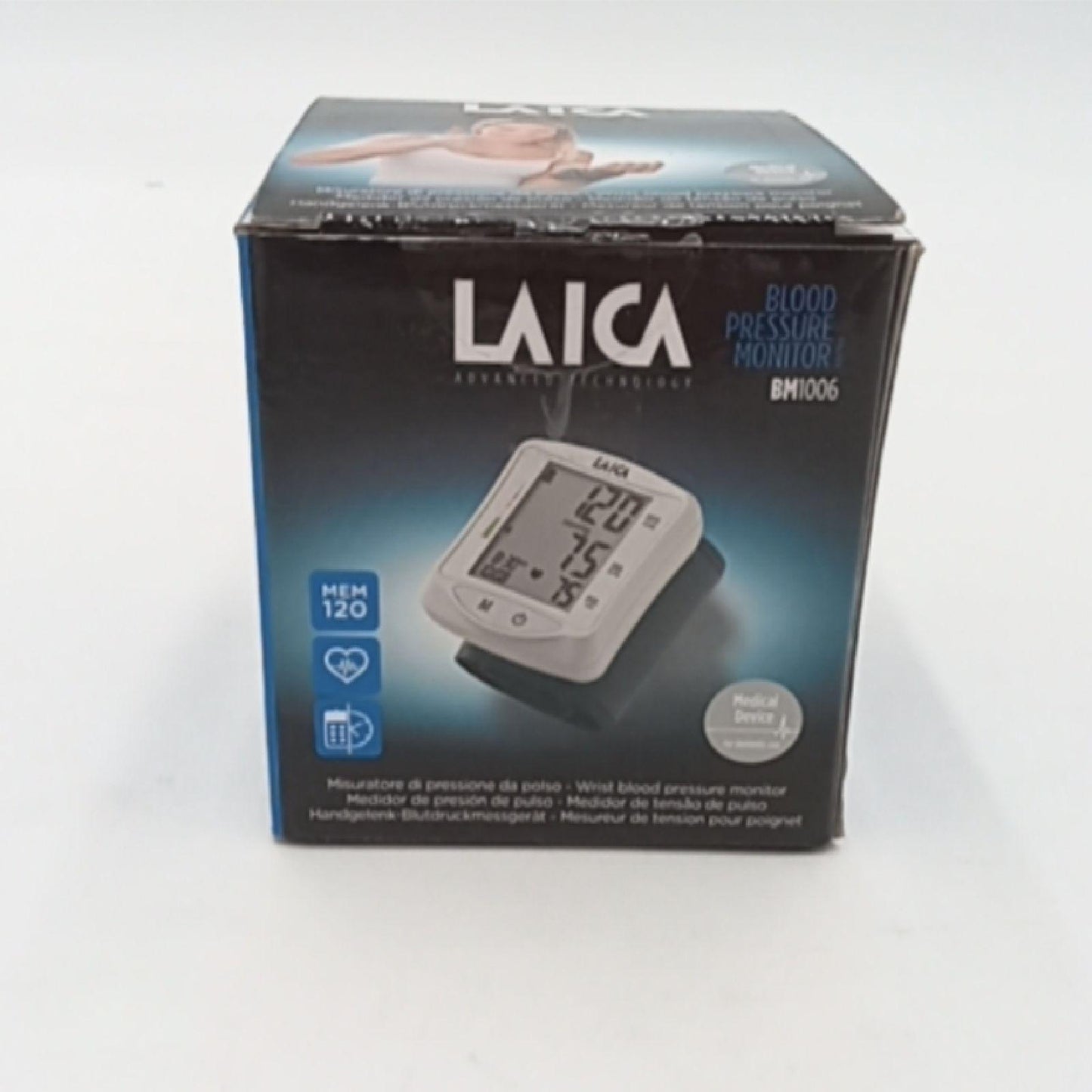 Laica BM1006 Automatisches Puls-Blutdruckmessgerät mit 60 Speicherplätzen (26,99)