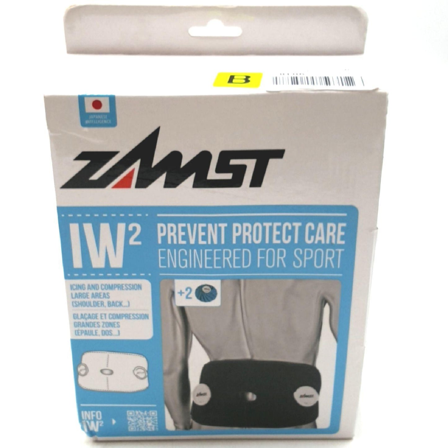 Zamst IW-2 Kühlbandage, Einheitsgröße, Schwarz