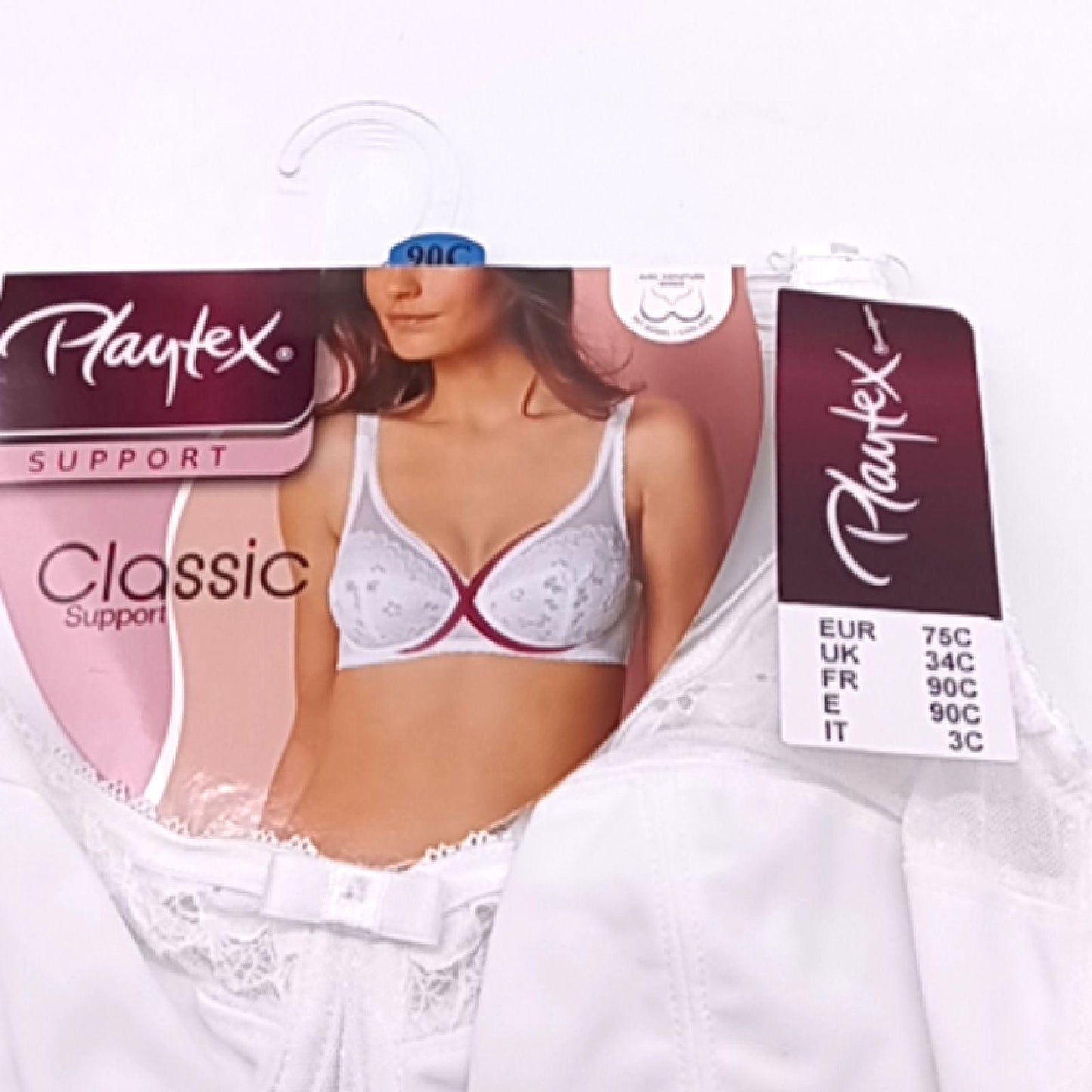 Playtex BH Frau Klassik Micro Support Bügel BH x1 Weiß 75C Weib ;CyberMontag