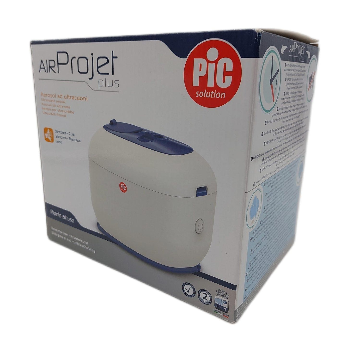 Pic Solution Airprojet Plus -- Aerosolgerät Medizinische Inhalation Tasche Lampe Salve