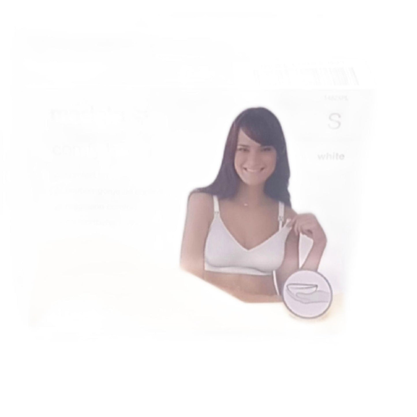 Medela Still BH Damenbekleidung Schwangerschaft Stillzeit Stretchband atmungsaktiv Weiß bequem