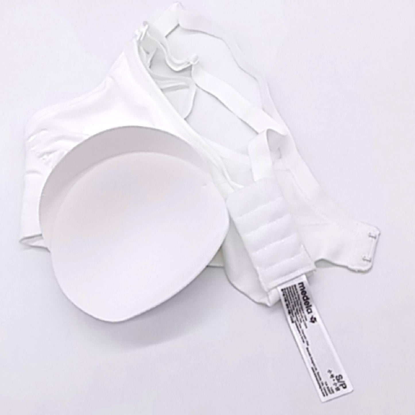 Medela Still BH Damenbekleidung Schwangerschaft Stillzeit Stretchband atmungsaktiv Weiß bequem