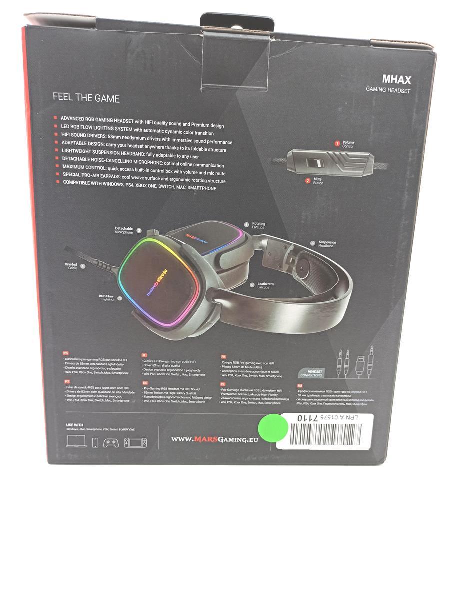 Mars Gaming Mhh, klemmhalterung für Headset, verstellbar, 360º drehbar