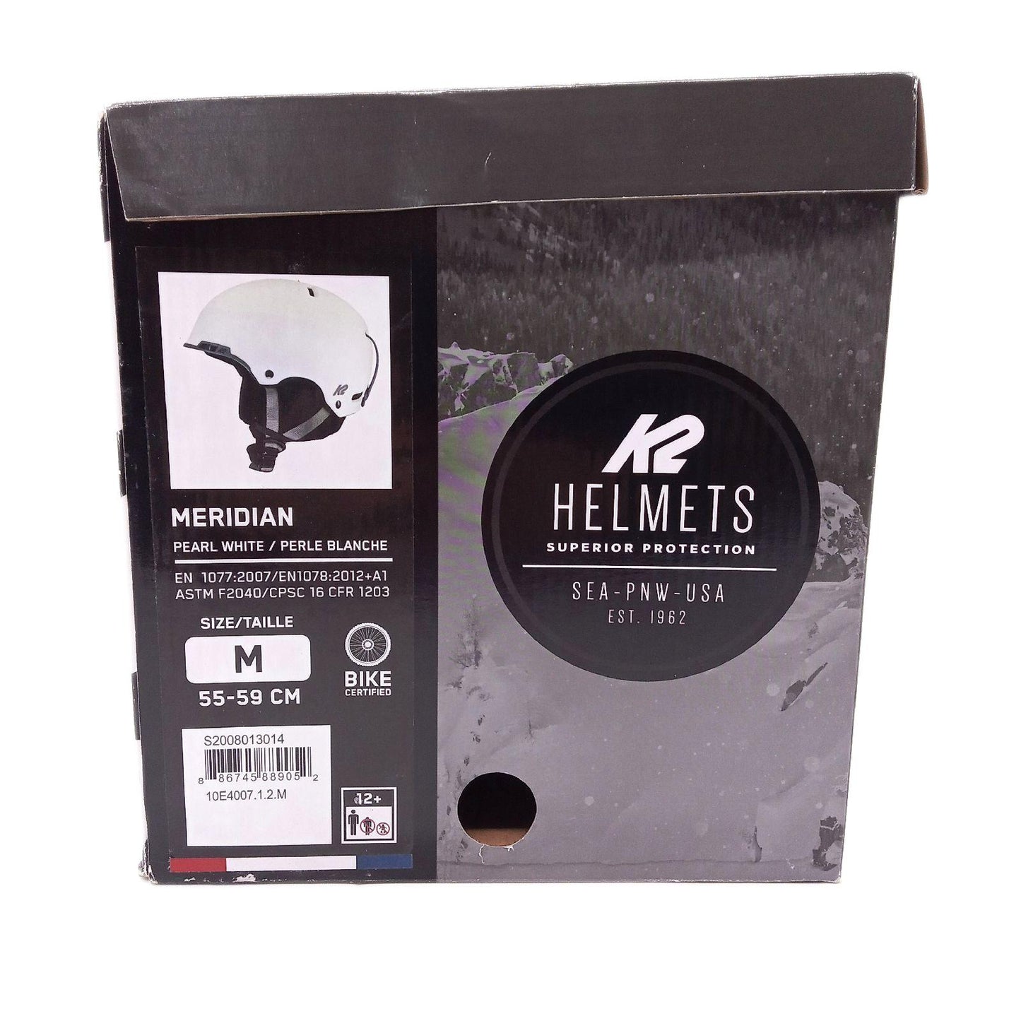 K2 Skihelm Damen Kopfsschutz Outdoor Meridian Weißperle M 55 59Cm Sicherheit
