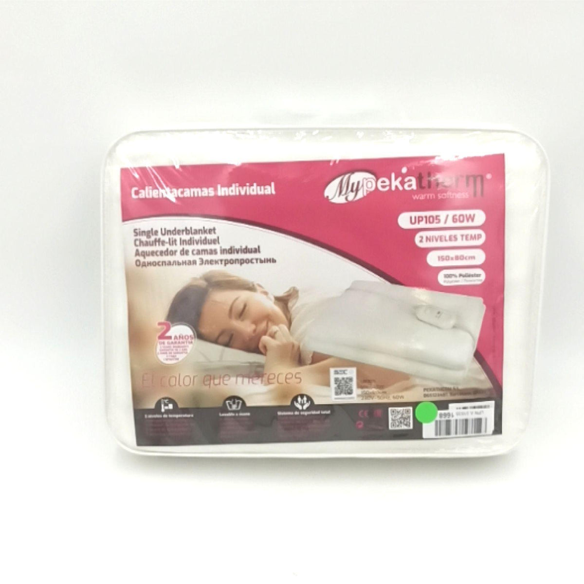 Pekatherm Surmatelas Heizauflage Haushalt UP105 1 Platz 150x80