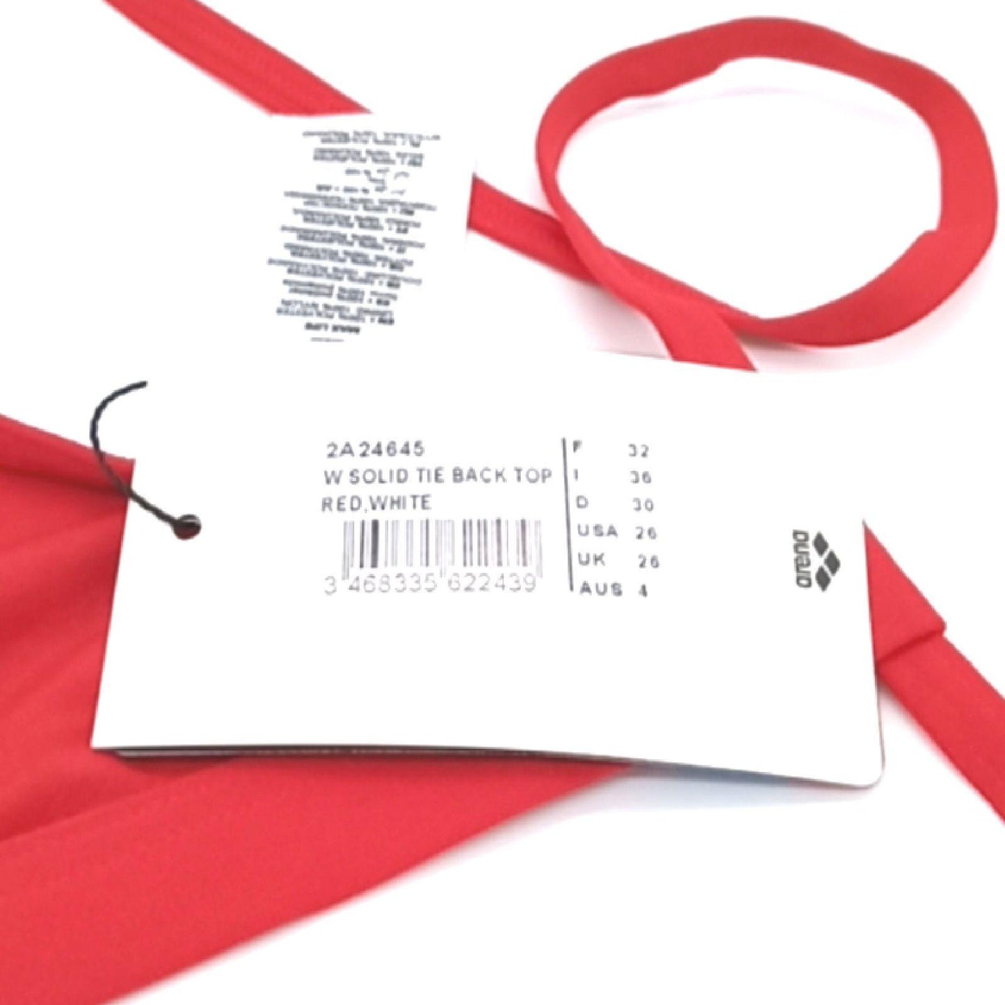 Arena Damen Bikini Badebekleidung 2a246 Rot Weiss Bademode