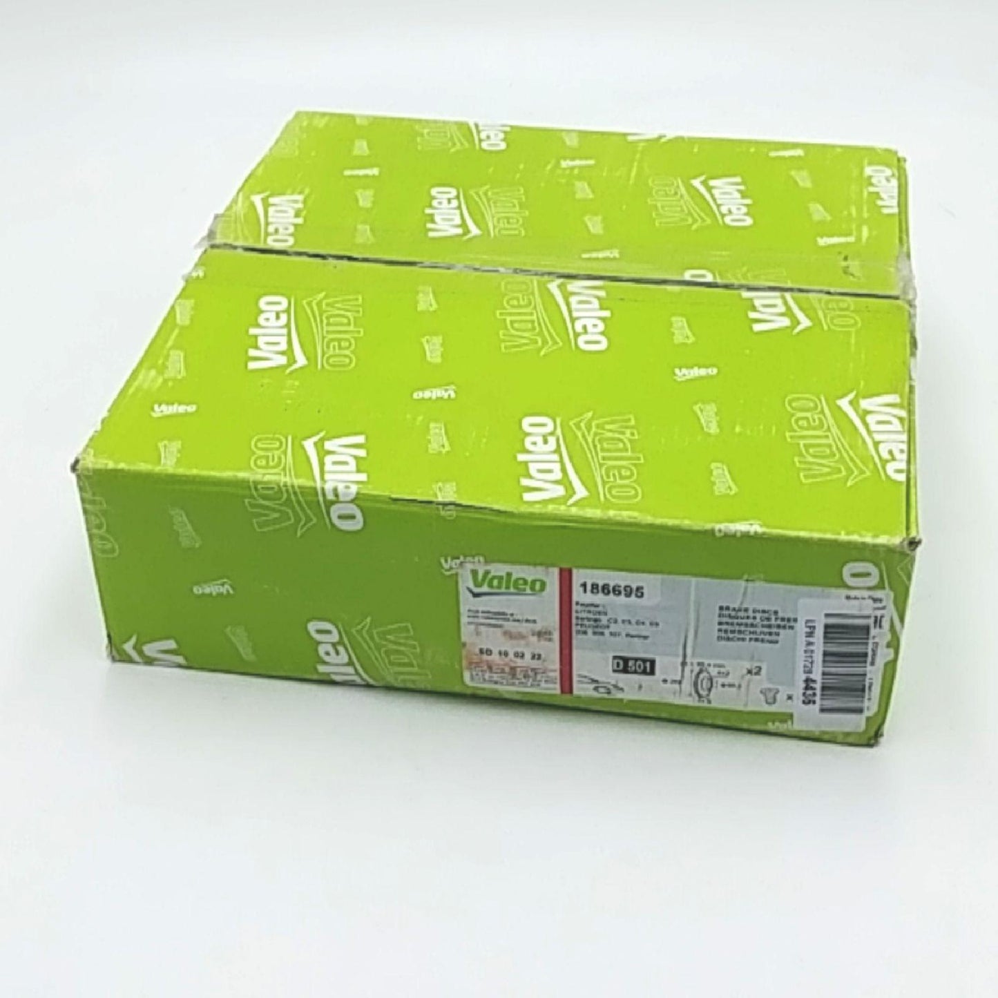 Valeo Bremsscheiben Set Vorderachse geolte Scheiben Karton ähnlich Originaldesign