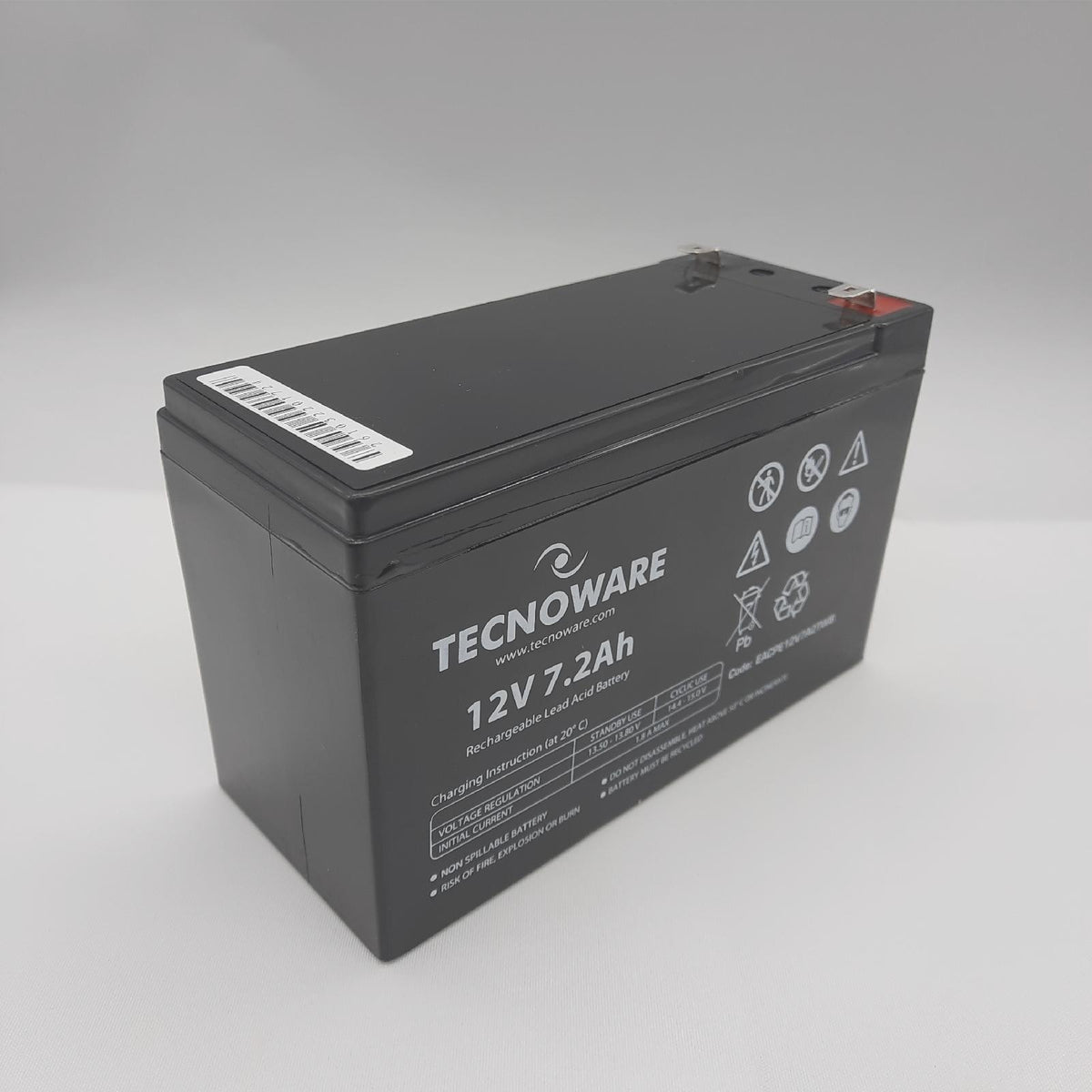 Tecnoware Tecnoware Batterie Ersatzbatterie USV Alarmanlagen 12V 7 Ah Faston 63 mm 151 x 94 x 65 cm