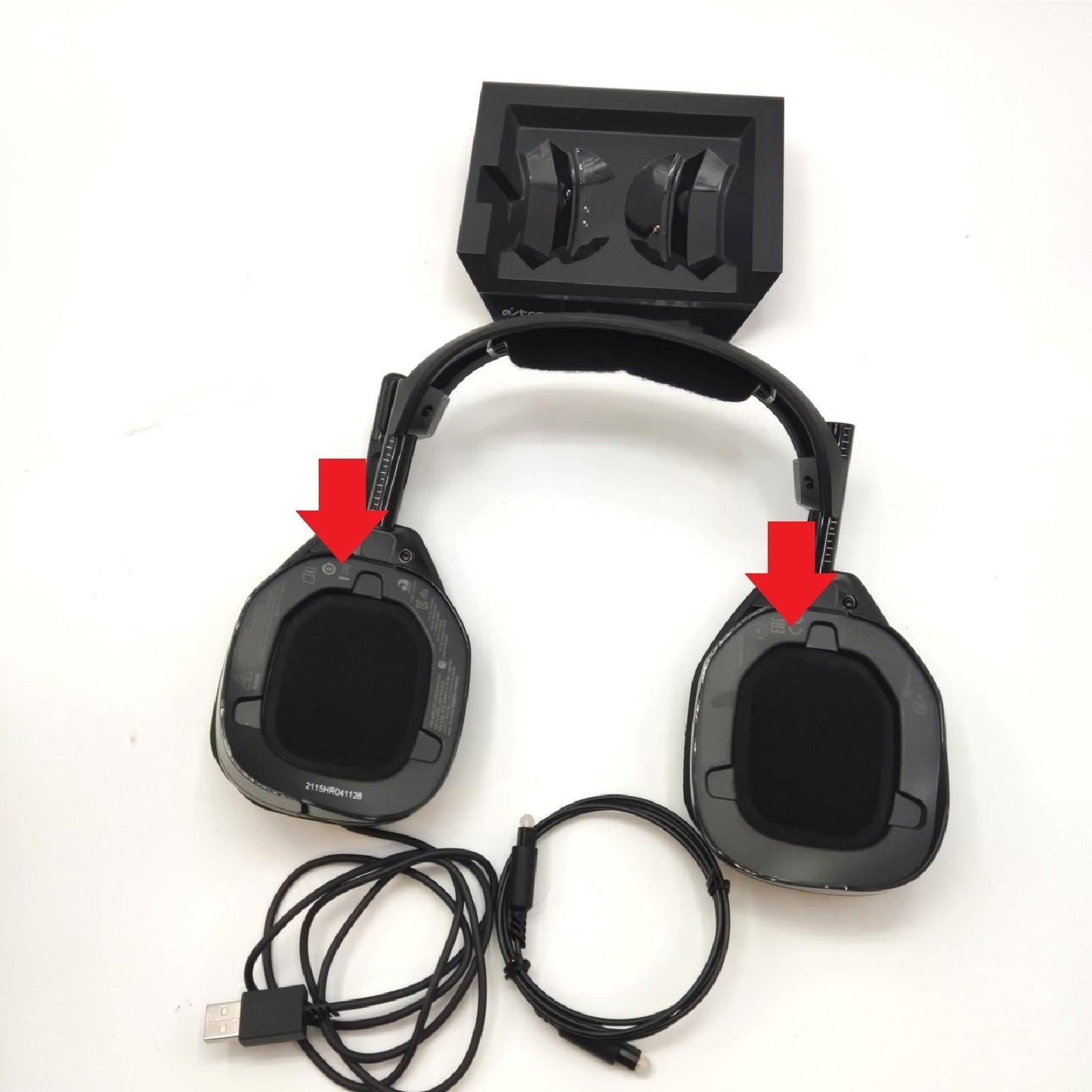 Astro A50 Wireless Gaming Headset Ladestation 4.Generation Gebrauchsspuren ohne Ohrpolster