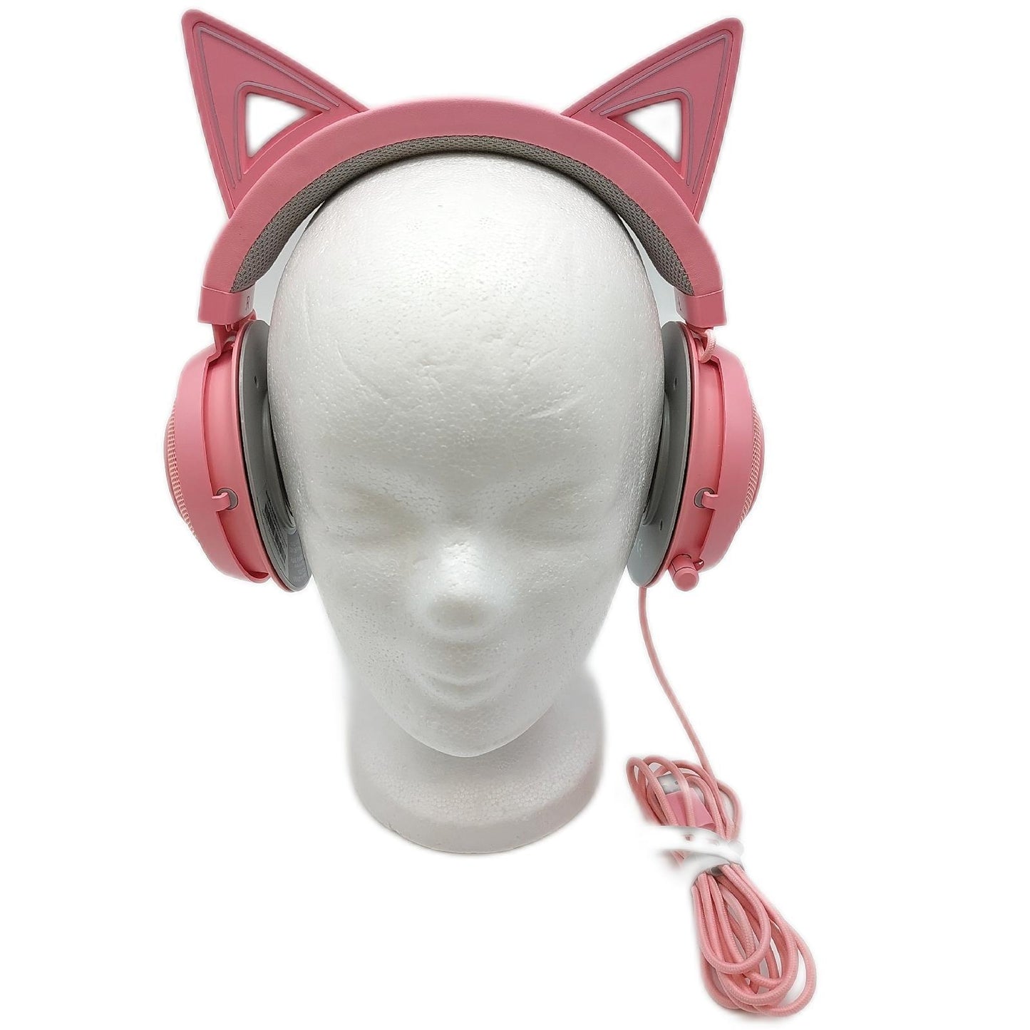Razer Gaming Headset Kraken Katzenohr USB Chroma Design gebraucht Ohrpolster fehlen