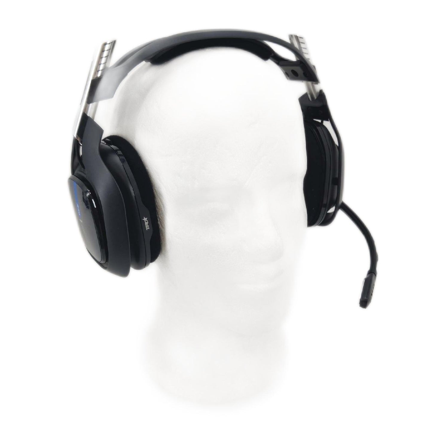 ASTRO Gaming A40 TR Gaming Headset mit Kabel MixAmp Pro TR ASTRO Audio V2 Dolby Audio Austauschbares Mikrofon Game Voice Balance Control PS5 PS4 PC Mac Schwarz Blau Top-Qualität