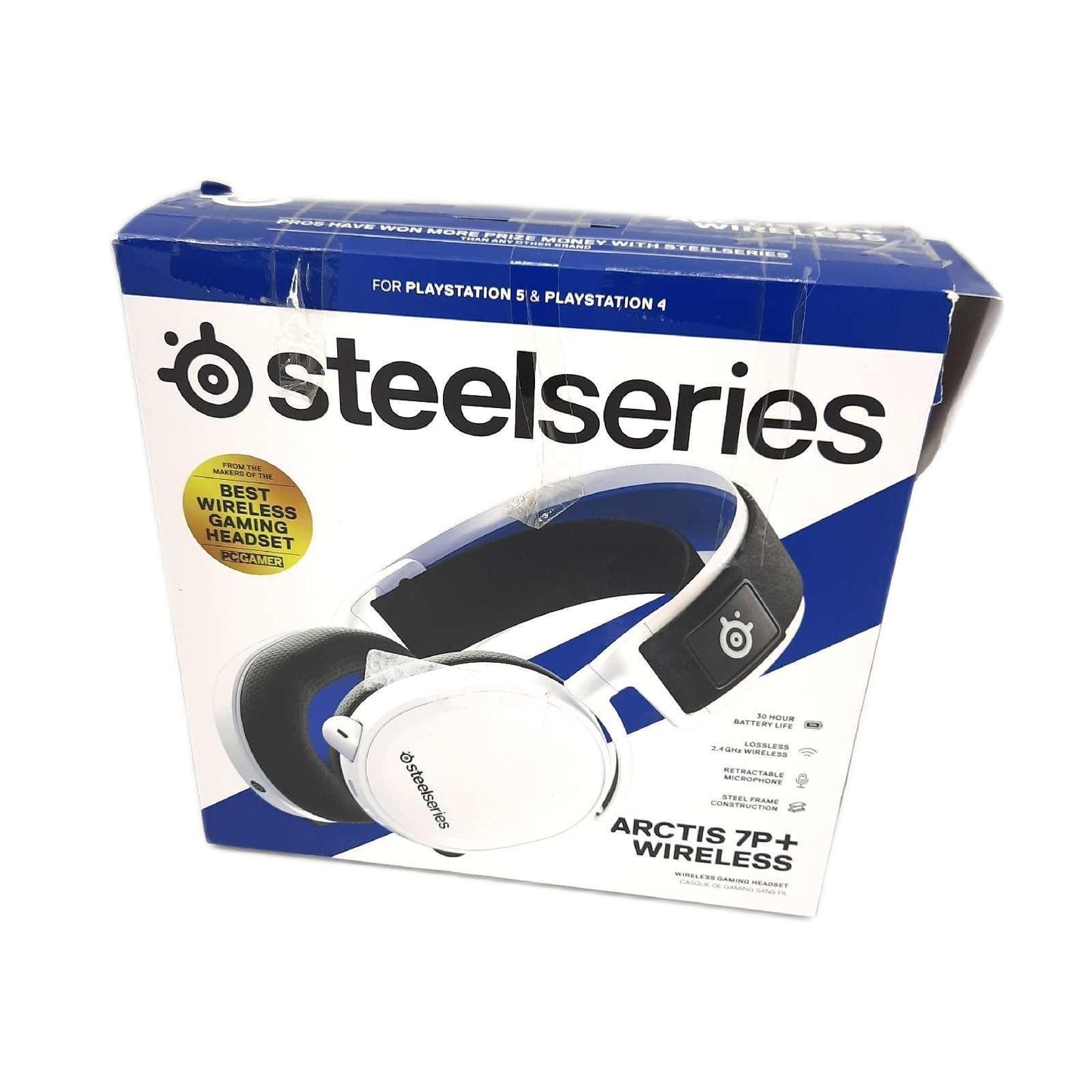 SteelSeries Arctis 7P Plus Gaming Headset Kabellos PS5 PS4 Ohrpol