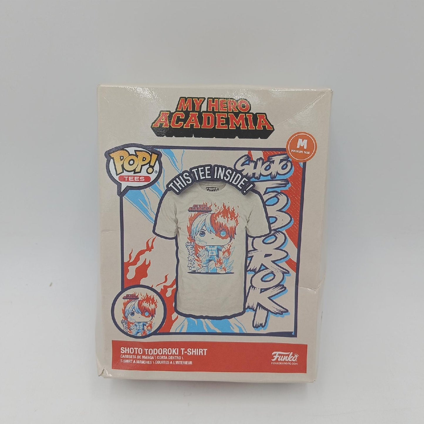 Funko T Shirt Kleidung My Hero Academia Todoroki Medium Geschenkidee Fanbekleidung