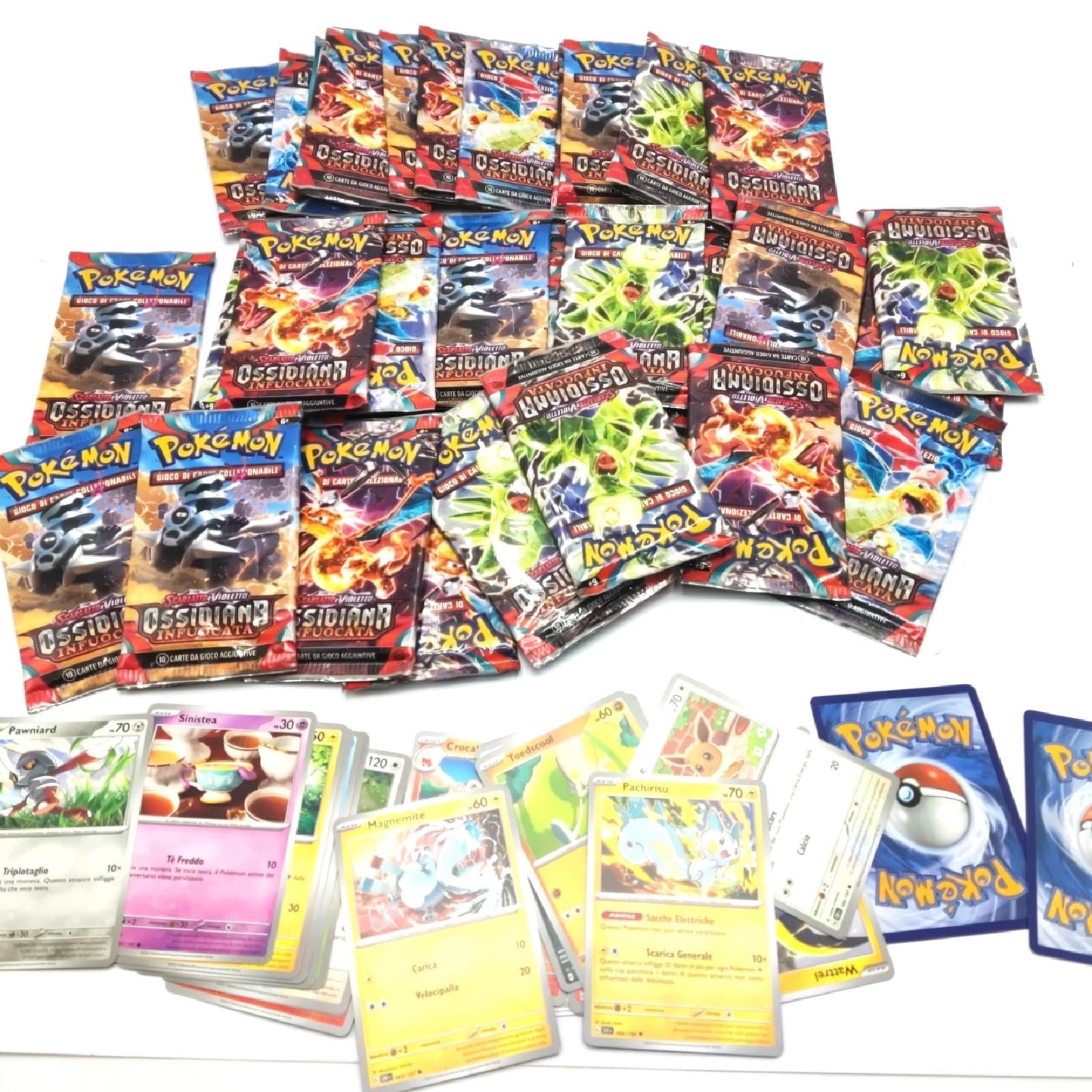 Pokemon 18661340 Scharlachrot Violett Obsidian Italienische Ausgabe Geöff