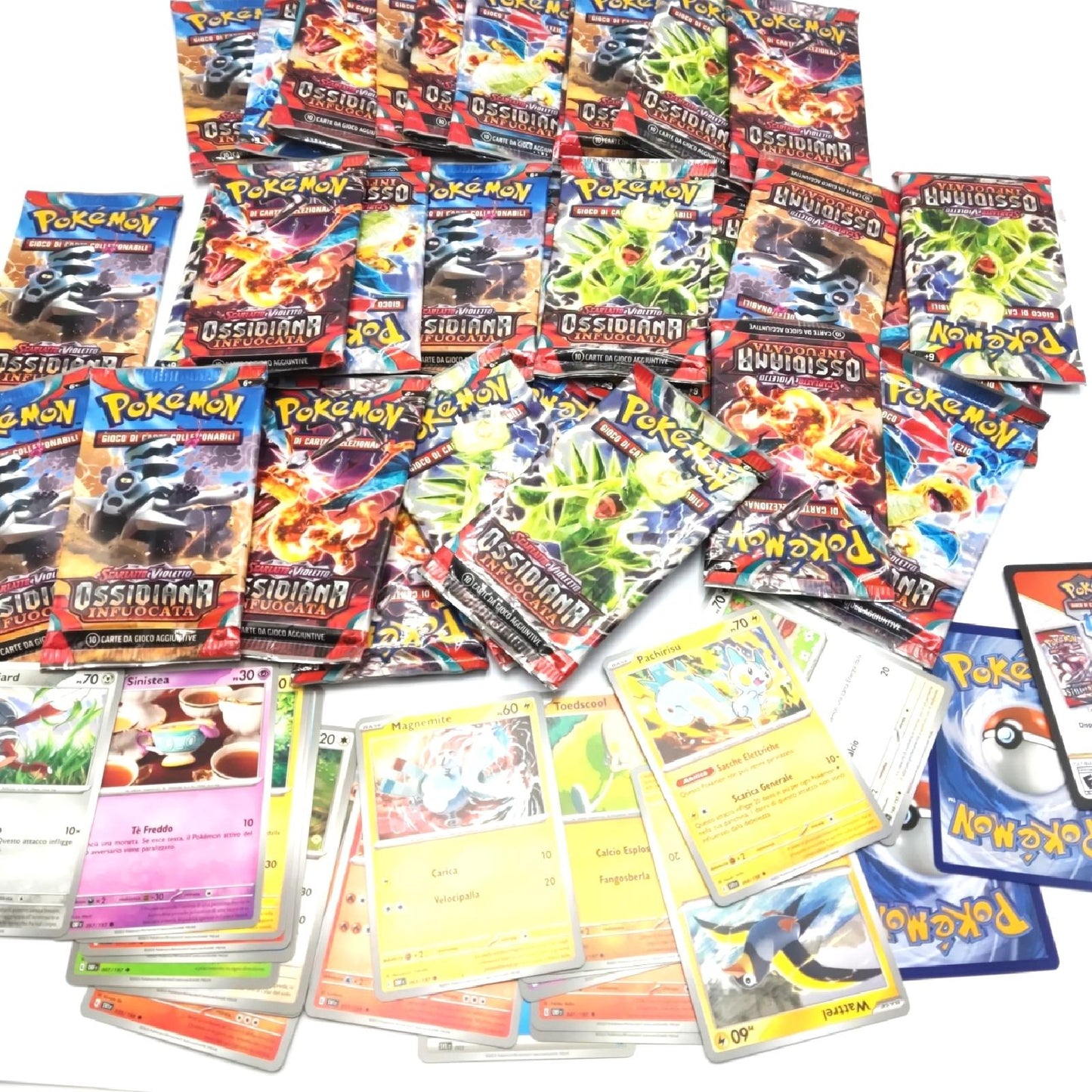 Pokemon 18661340 Scharlachrot Violett Obsidian Italienische Ausgabe Geöff