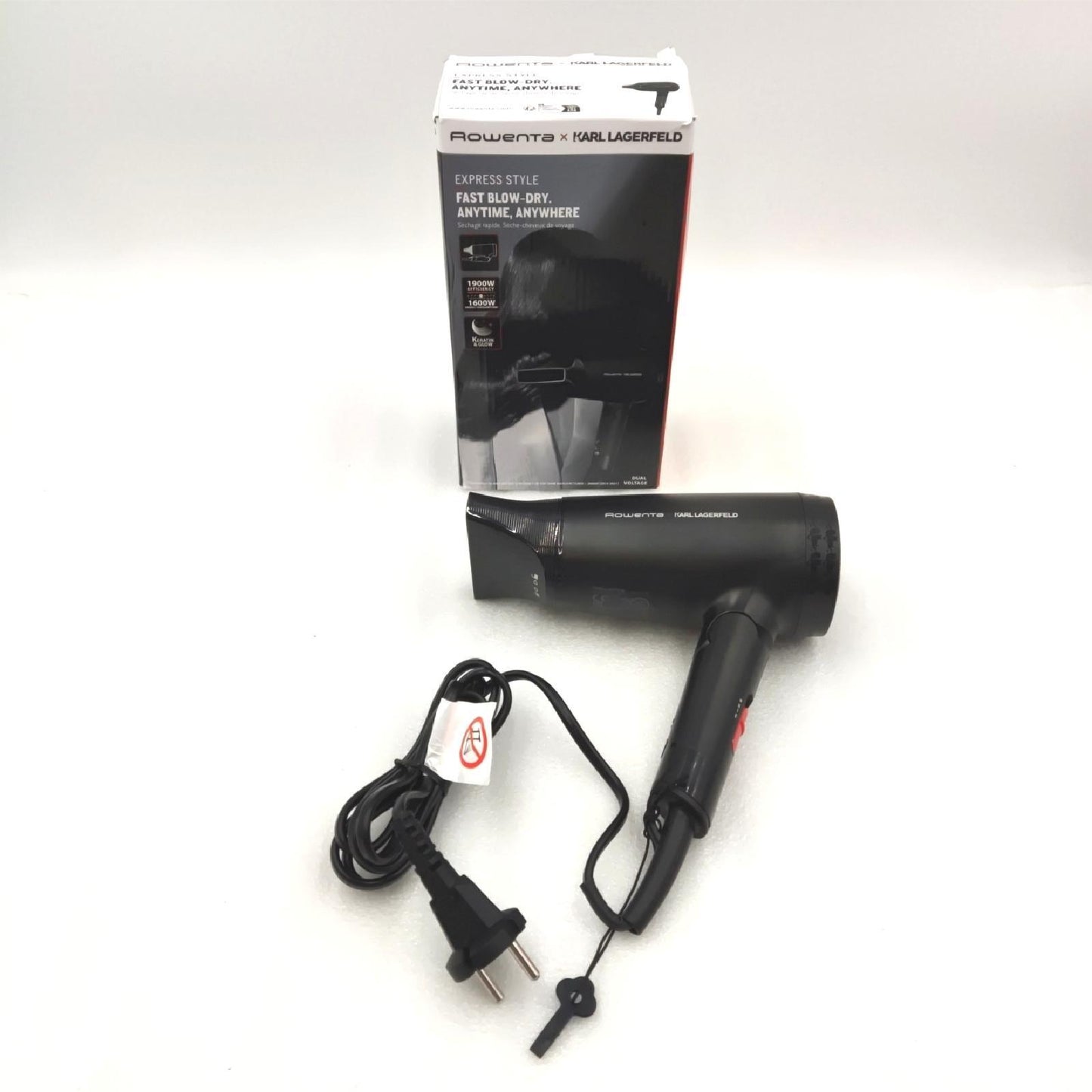 Rowenta x KARL LAGERFELD CV184L Express Style Haartrockner 2 Einstellungen (22,99)