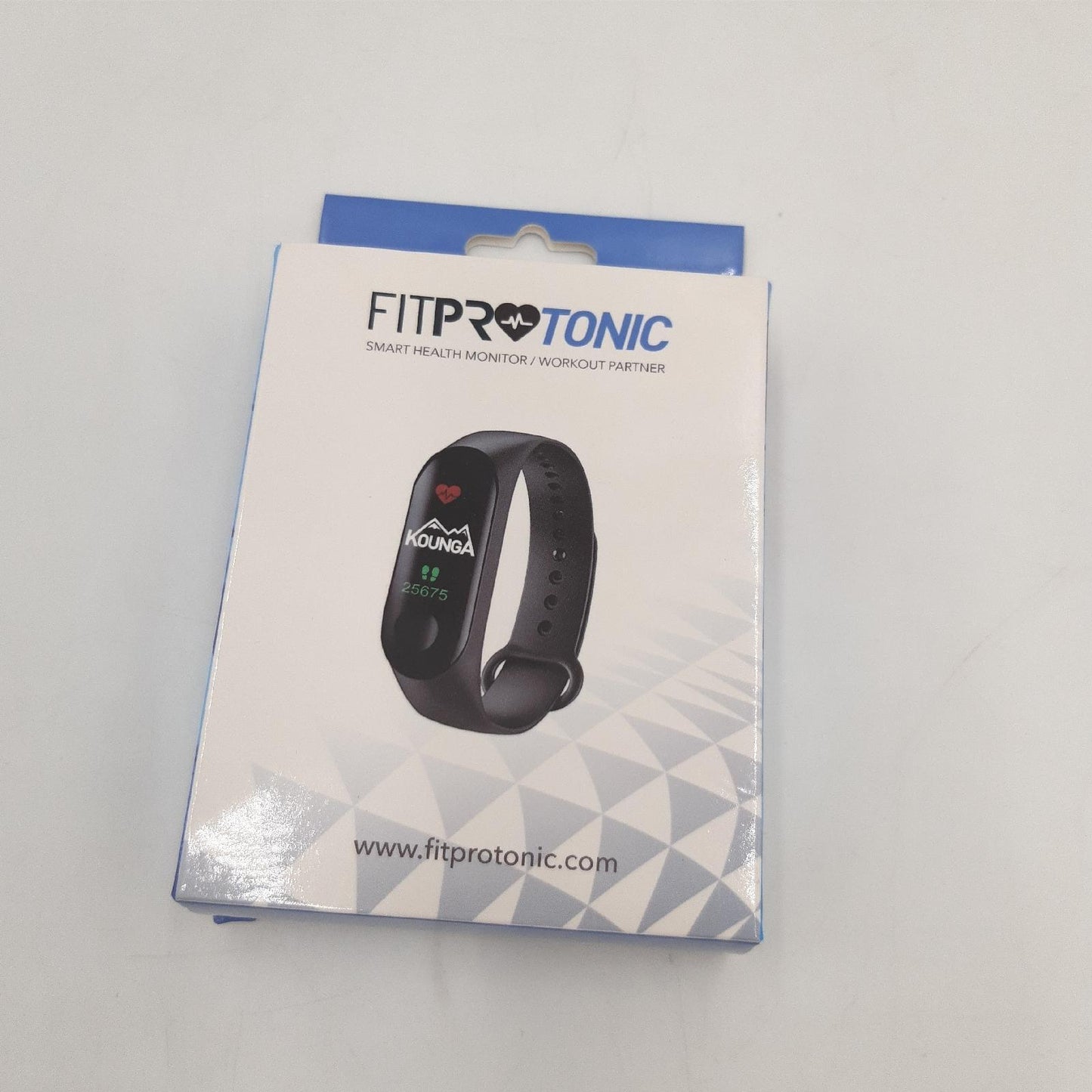 Kounga FitPro Tonic Activity Tracker mit Herzfrequenzmesser, Schrittzähler, Kalorien und Schlaf-Smart-Band