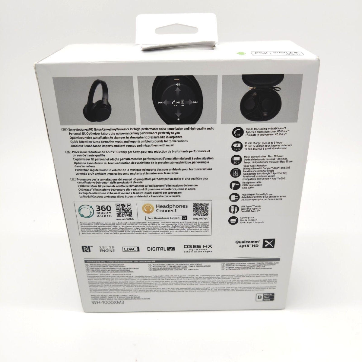 Sony Kopfhörer kabelloser Bluetooth Kopfhörer Noise Cancelling WH 1000XM3