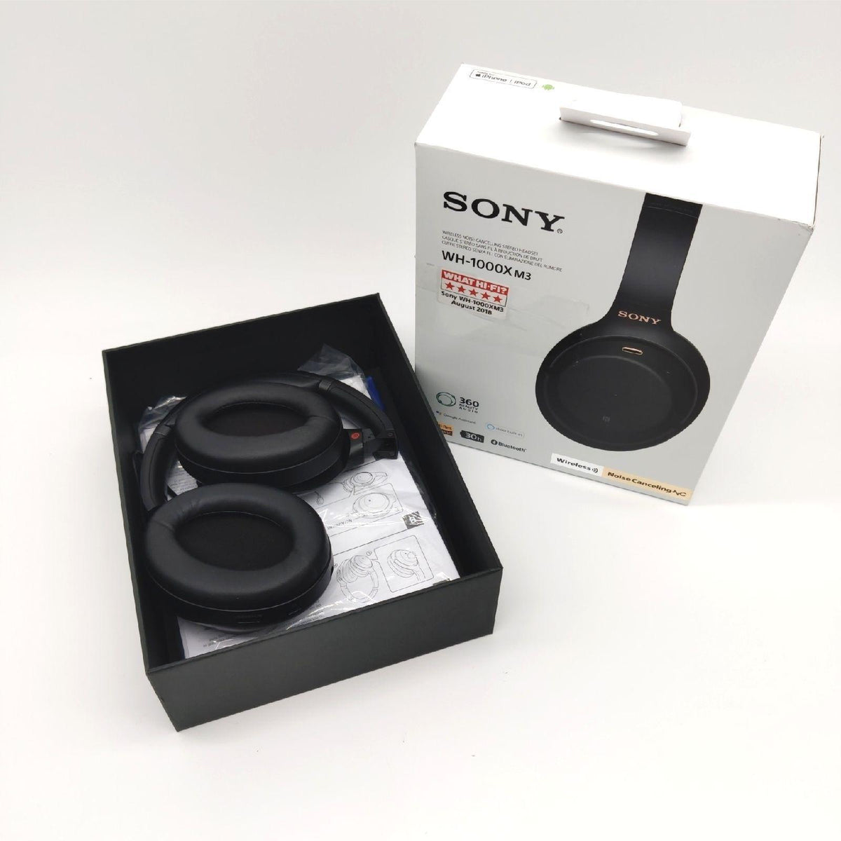 Sony Kopfhörer kabelloser Bluetooth Kopfhörer Noise Cancelling WH 1000XM3