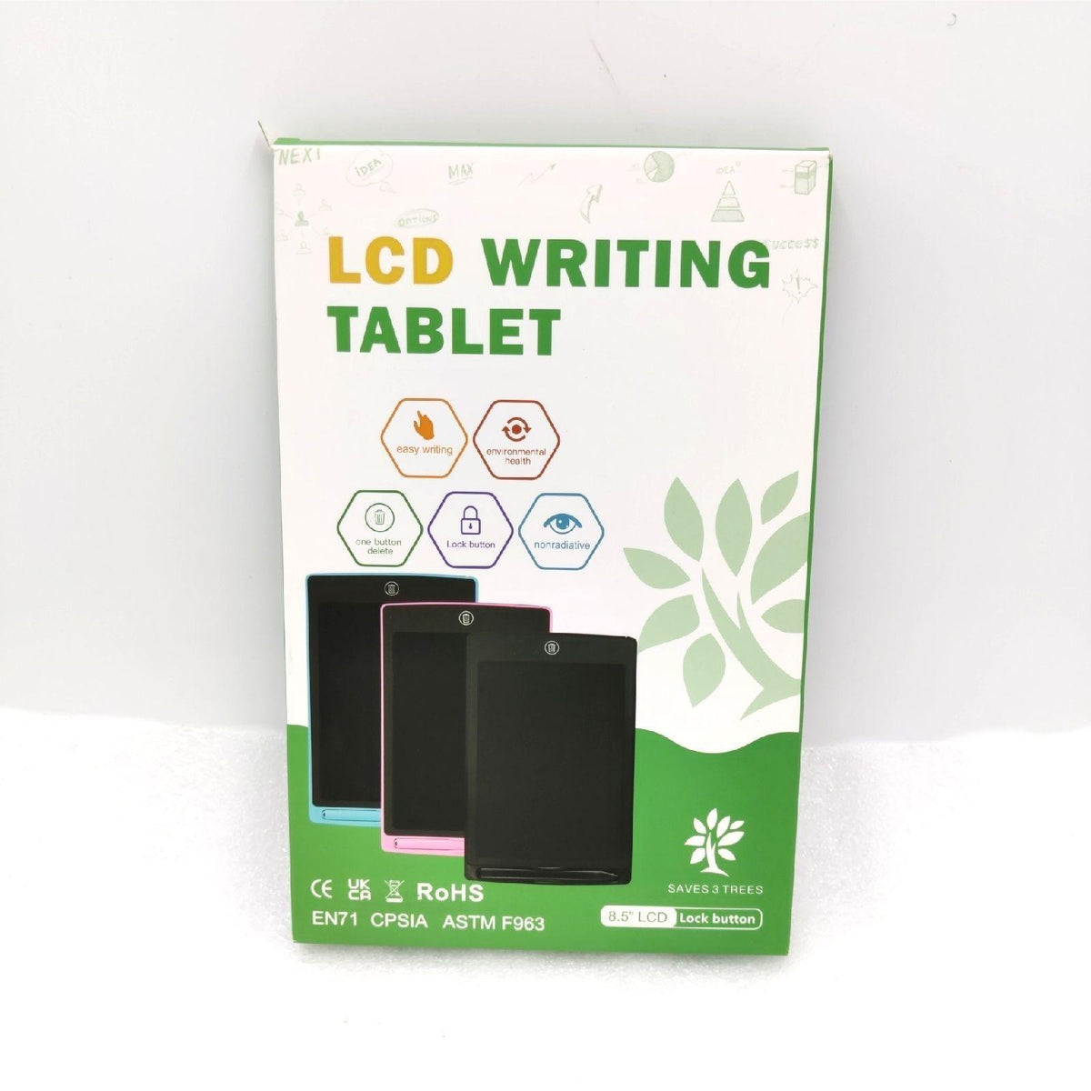 HOMESTEC LCD Schreibtafel 8 5 Zoll  Schreibtafel Buntes Display Kinder Laptop für Notieren/Zeichnen  Optimaler Papierersatz  Kinderspielzeug ab 3 Jahre Rosa