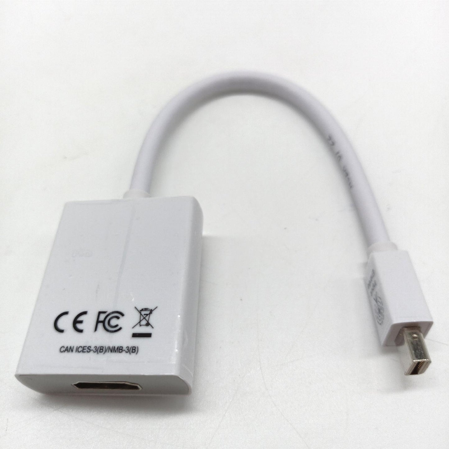 Amazon Basics Adapter Kabel Verbindung Mini DisplayPort auf HDMI Weiß kompatibel