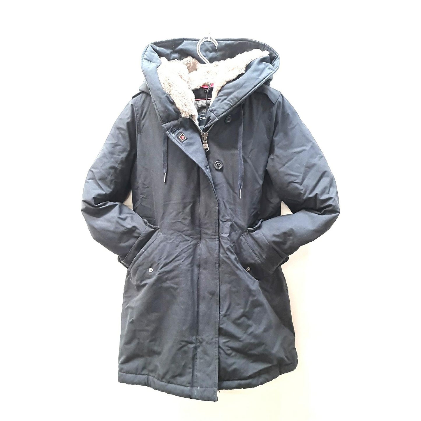 Canadian Classics Women's LANIGAN Parka, NAV, 36 (S(IT42)