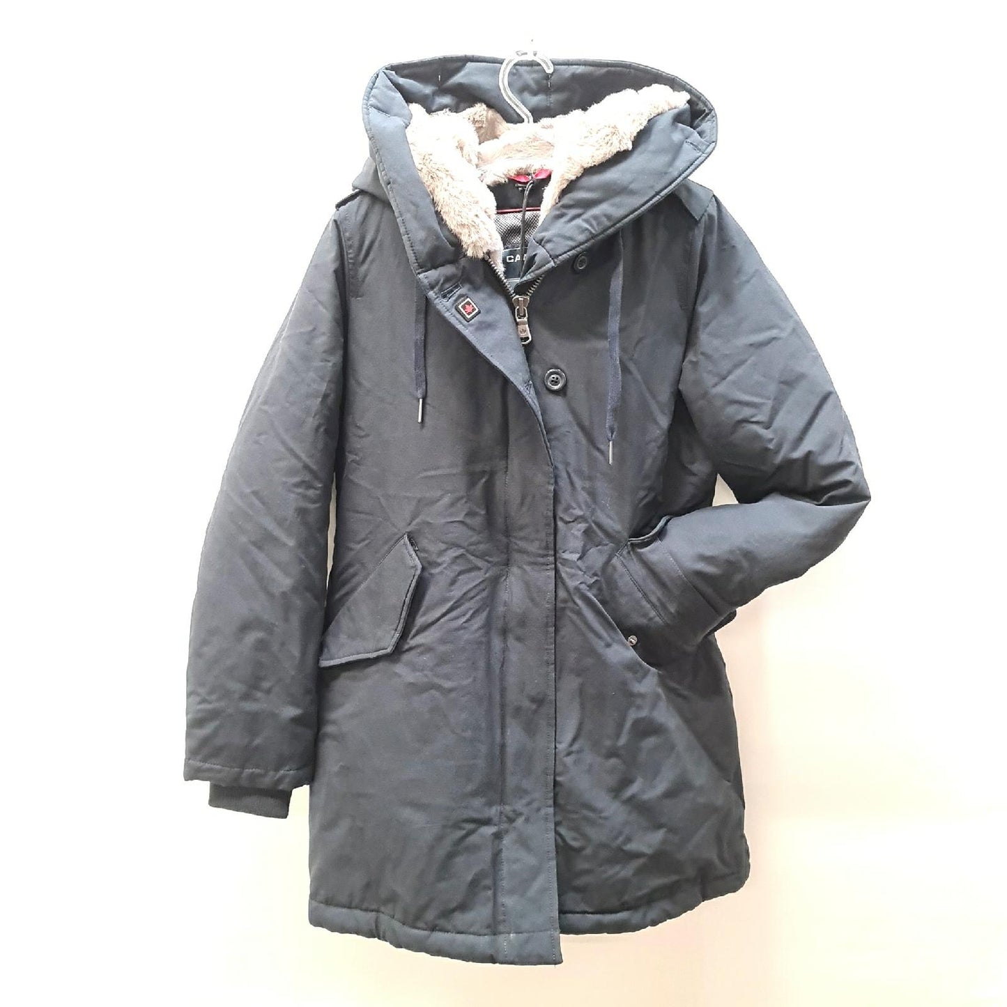 Canadian Classics Women's LANIGAN Parka, NAV, 36 (S(IT42)