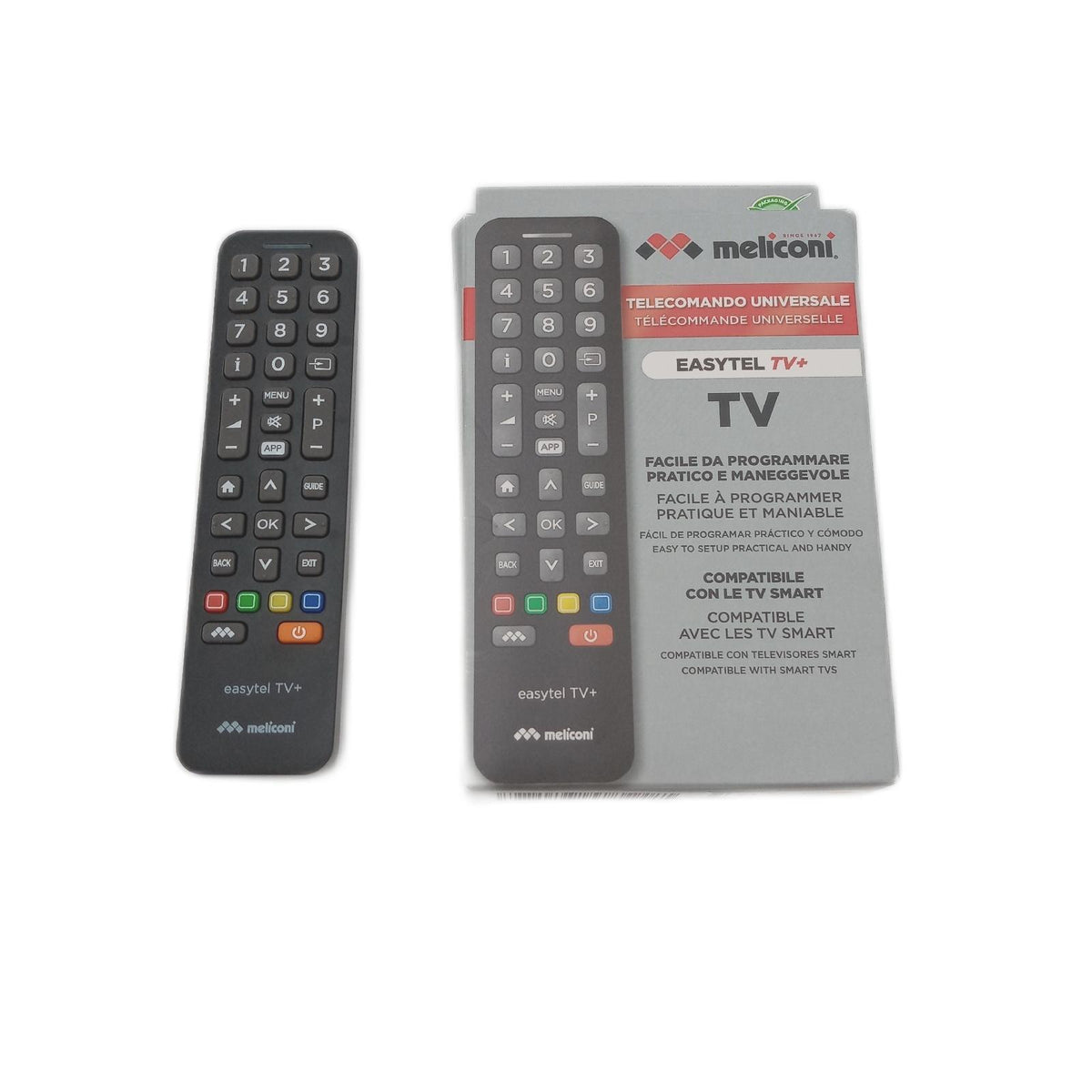 Meliconi Die Universal TV Fernbedienung für TV Smart TV mit Home Netflix Kindermodus