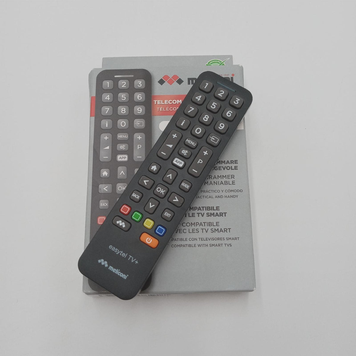 Meliconi Die Universal TV Fernbedienung für TV Smart TV mit Home Netflix Kindermodus