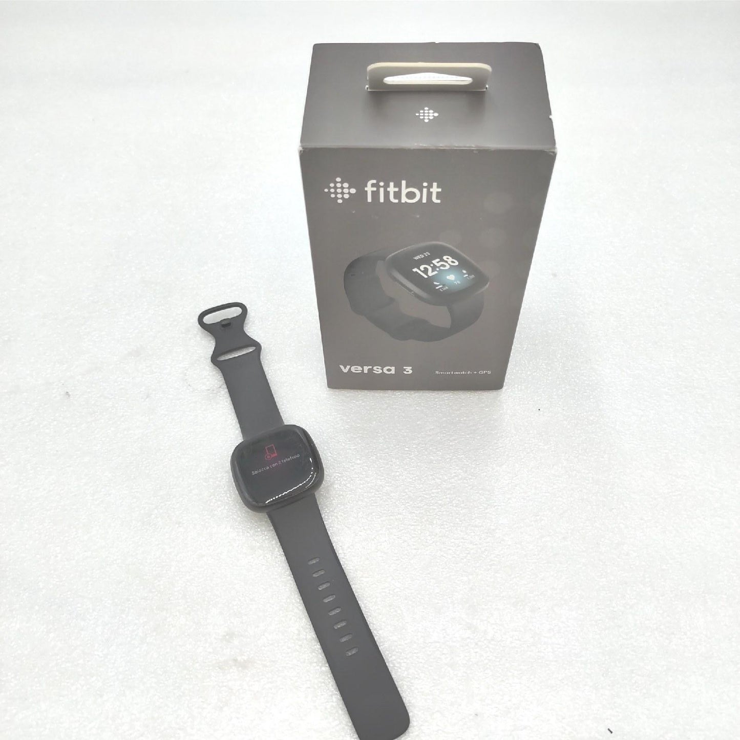 Defekt Fitbit Versa 3 Gesundheits- Fitness-Smartwatch 6-monatiger Activity
