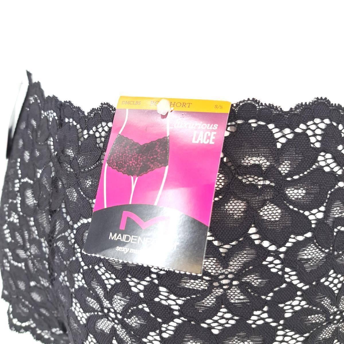 Maidenform Panties Damenwäsche Cheeky Boyshorts Schwarz Sexy Verführerisch Alltagst