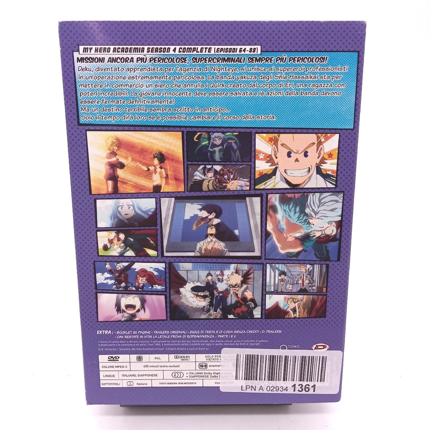 My Hero Academia DVD Box Anime Serie Staffel 4 Episoden 64 bis 88 Bonus OAV Sammleredition