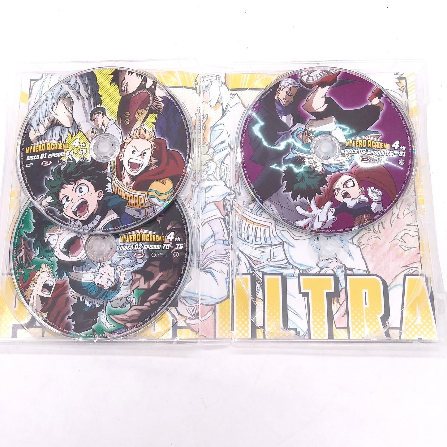 My Hero Academia DVD Box Anime Serie Staffel 4 Episoden 64 bis 88 Bonus OAV Sammleredition
