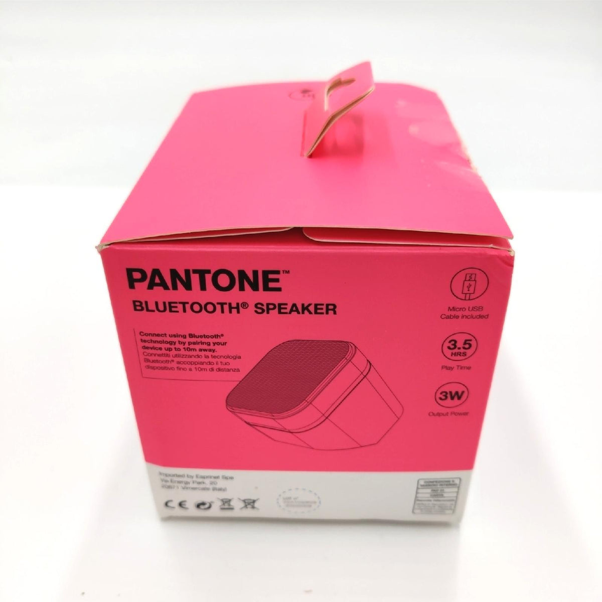 Celly  Fluo Lautsprecher  Bluetooth Lautsprecher mit Bluetooth 5.1 Technologie und 3W Ausgangsleistung  Kabelloser Lautsprecher mit 10m Reichweite und bis zu 3 5h Autonomie  Geeignet für Innen- und