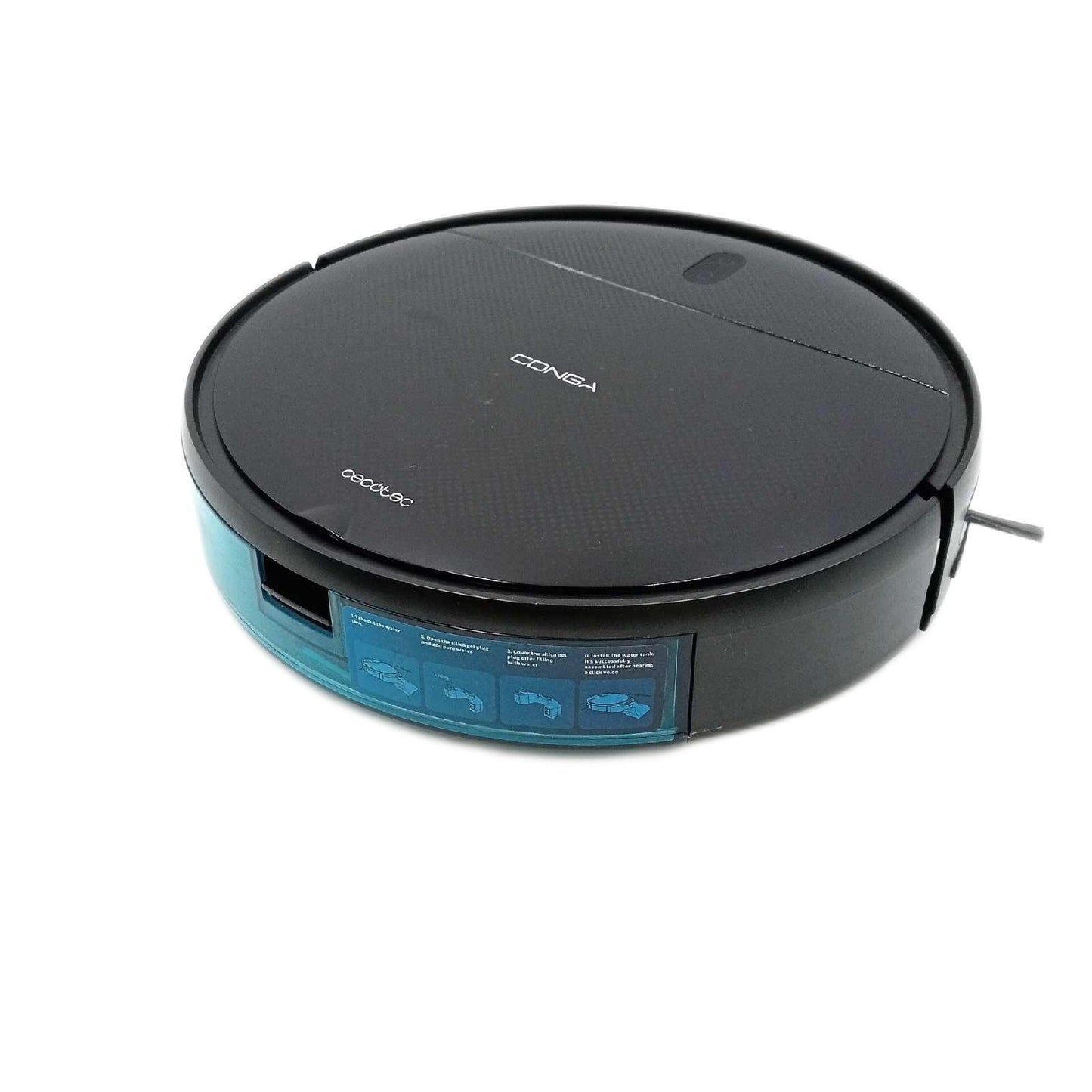Cecotec Roboter-Staubsauger Conga 999 Origin Genesis. Technologie Random, 1000 Pa, 2 Seitenbürsten, Autonomie 120 Minuten, 6 Programme, Steuerung mit APP und Fernbedienung