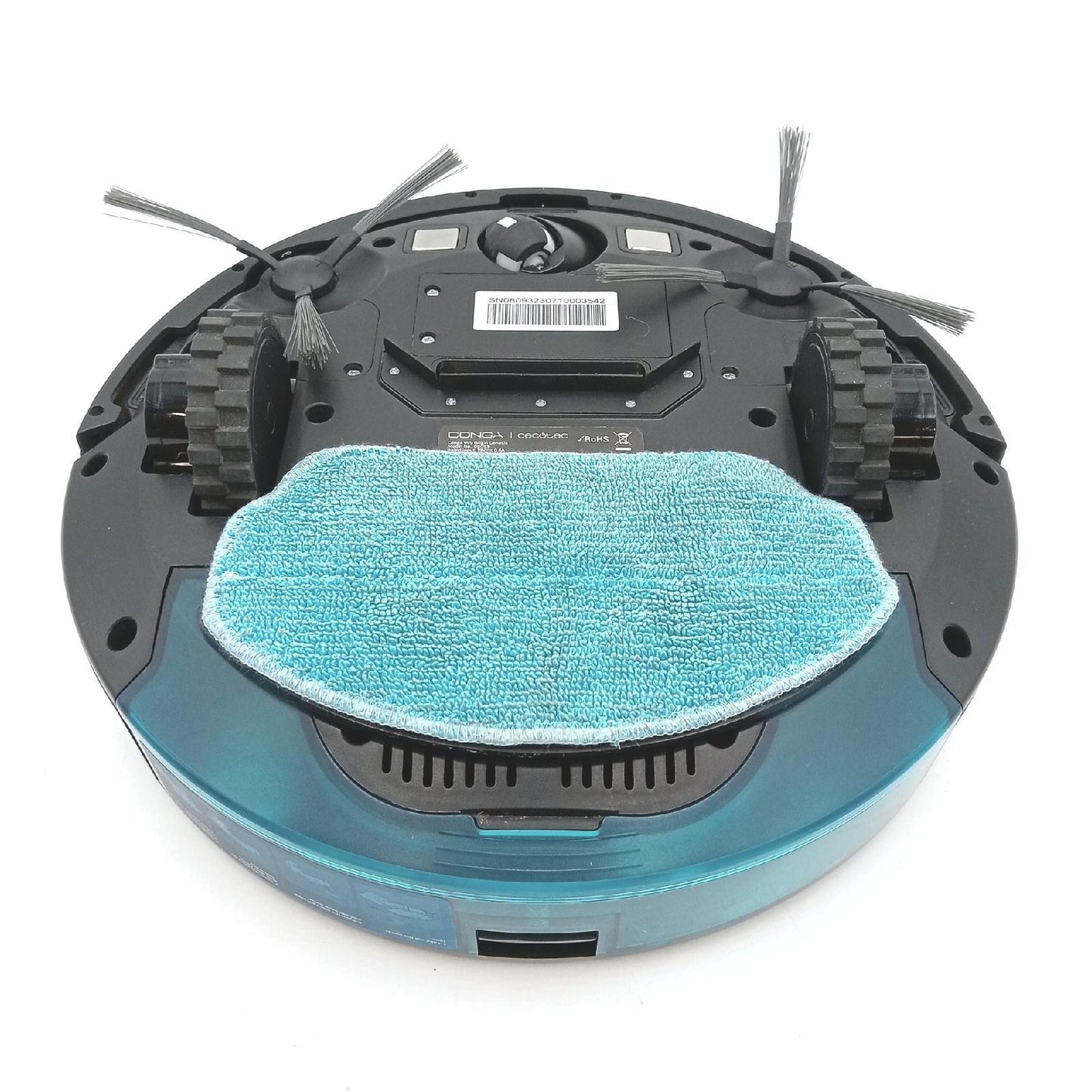Cecotec Roboter-Staubsauger Conga 999 Origin Genesis. Technologie Random, 1000 Pa, 2 Seitenbürsten, Autonomie 120 Minuten, 6 Programme, Steuerung mit APP und Fernbedienung