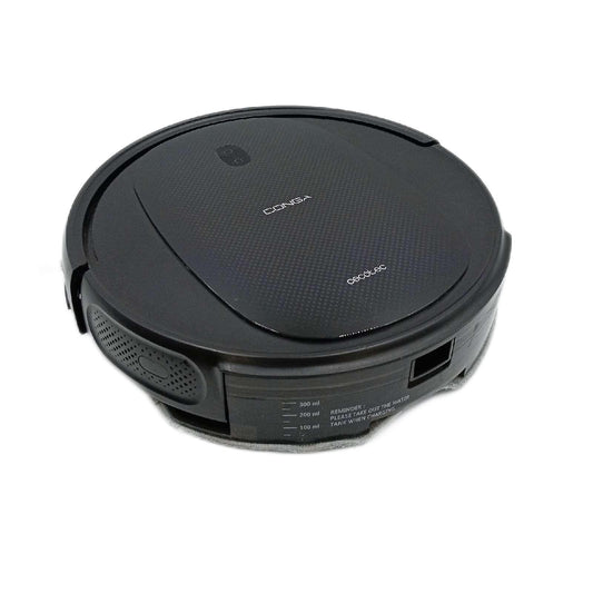 Cecotec Conga Quick & Clean Titanium Staubsaugerroboter Random Technologie  160 min Autonomie  1400 Pa  3 Leistungsstufen und Spülen  Jalisco-Bürste  Fernbedienung  5792  Schwarz