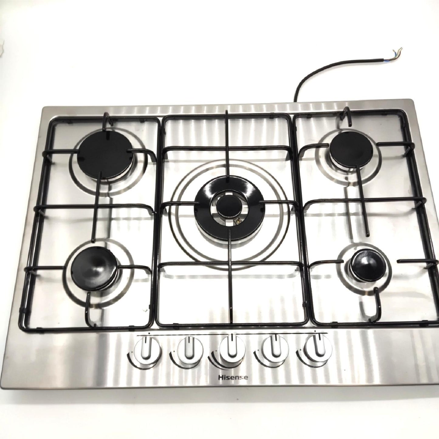 Hisense Gaskochfeld Herd Kochstelle GM772XF Wokbrenner Doppelkrone