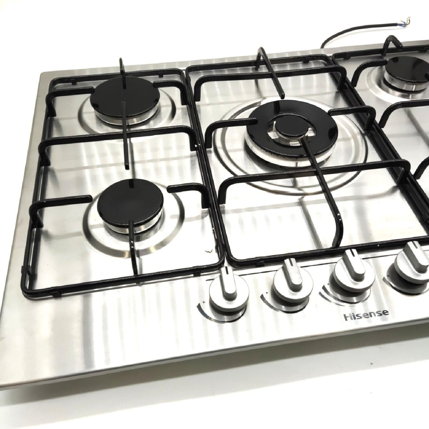Hisense Gaskochfeld Herd Kochstelle GM772XF Wokbrenner Doppelkrone